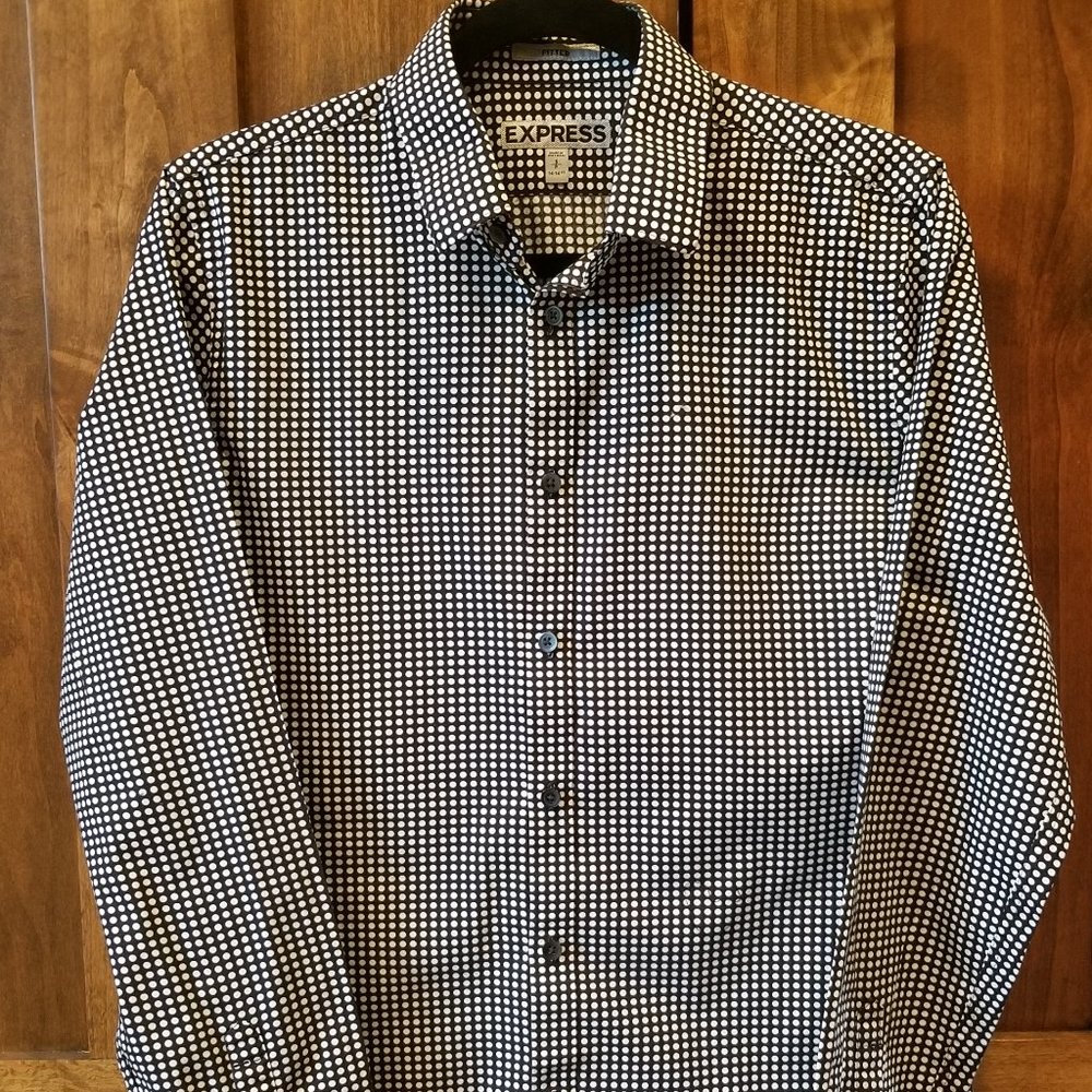 Black (S) Express Button-Up